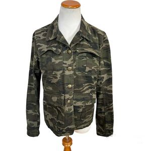 Driftwood Camo Green Jacket‎ Women’s Sz Medium